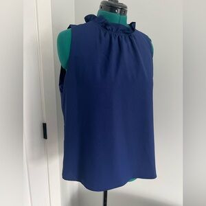 J. Crew Ruffle Neck Tank